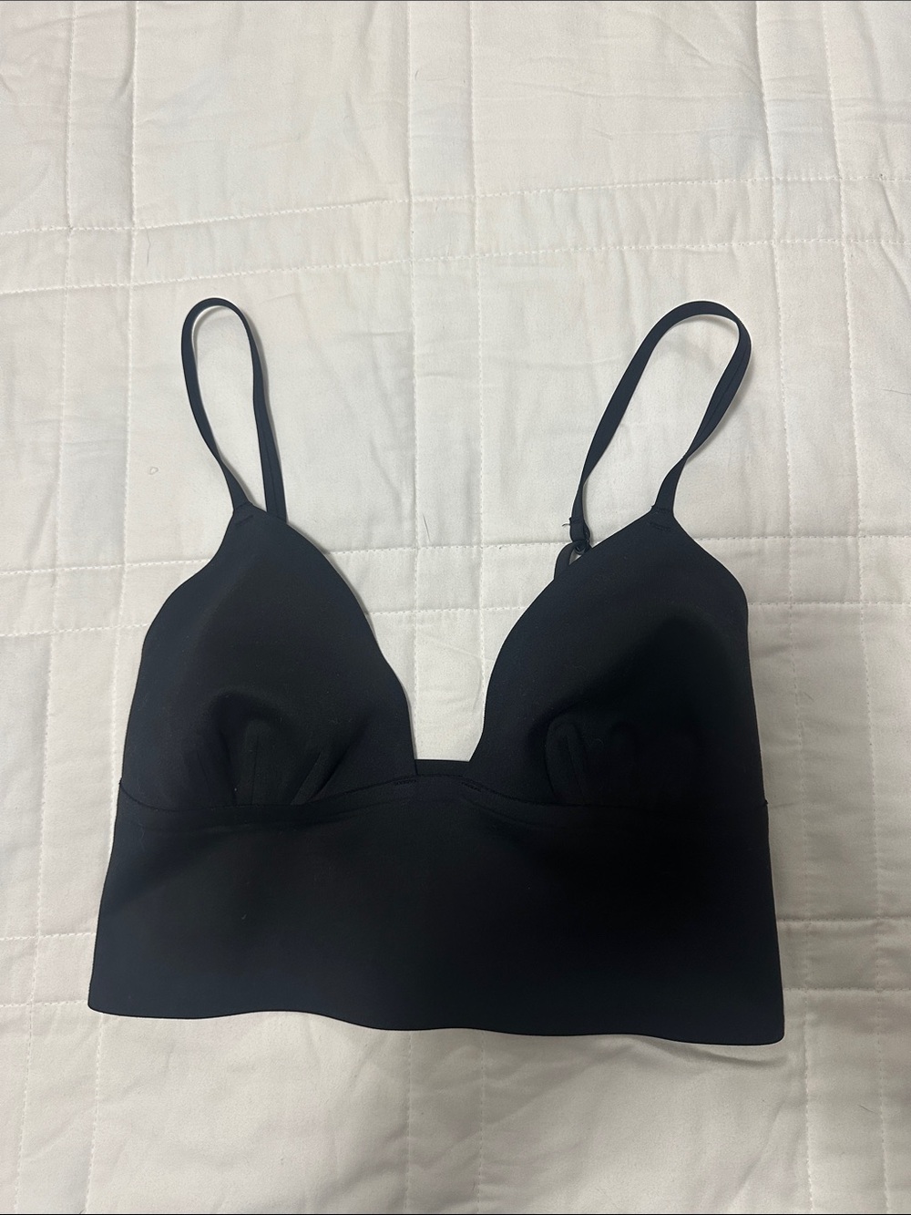 Free People Black Bralette with Thin Straps